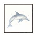 Picture of Dolphin _GroupedProduct_Square_Mini_ _GroupedProduct_Square_Canvas_Framed_