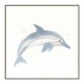 Picture of Dolphin _GroupedProduct_Square_Mini_ _GroupedProduct_Square_Canvas_Framed_
