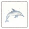 Picture of Dolphin _GroupedProduct_Square_Mini_ _GroupedProduct_Square_Canvas_Framed_