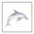 Picture of Dolphin _GroupedProduct_Square_Mini_ _GroupedProduct_Square_Canvas_Framed_