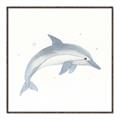 Picture of Dolphin _GroupedProduct_Square_Mini_ _GroupedProduct_Square_Canvas_Framed_