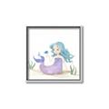 Picture of Blue Hair Mermaid _GroupedProduct_Square_Mini_ _GroupedProduct_Square_Canvas_Framed_