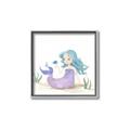Picture of Blue Hair Mermaid _GroupedProduct_Square_Mini_ _GroupedProduct_Square_Canvas_Framed_