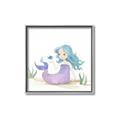 Picture of Blue Hair Mermaid _GroupedProduct_Square_Mini_ _GroupedProduct_Square_Canvas_Framed_