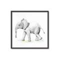 Picture of Jungle Elephant _GroupedProduct_Square_Mini_ _GroupedProduct_Square_Canvas_Framed_