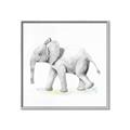 Picture of Jungle Elephant _GroupedProduct_Square_Mini_ _GroupedProduct_Square_Canvas_Framed_