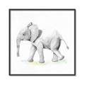 Picture of Jungle Elephant _GroupedProduct_Square_Mini_ _GroupedProduct_Square_Canvas_Framed_