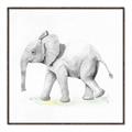 Picture of Jungle Elephant _GroupedProduct_Square_Mini_ _GroupedProduct_Square_Canvas_Framed_