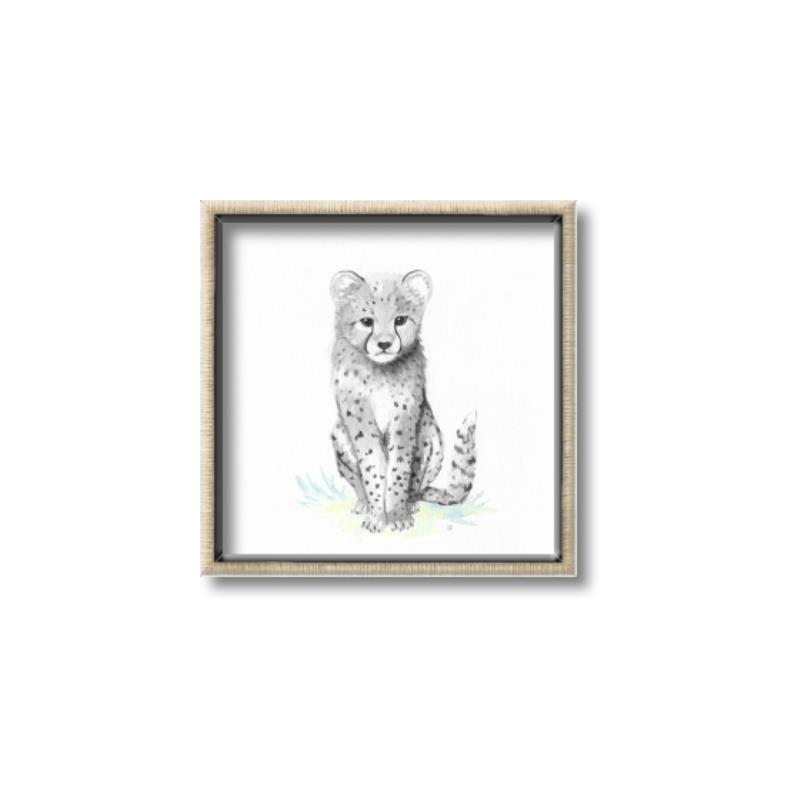 Picture of Jungle Cat _GroupedProduct_Square_Mini_ _GroupedProduct_Square_Canvas_Framed_