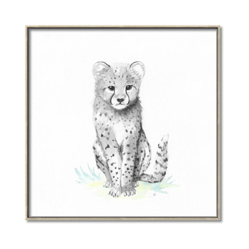 Picture of Jungle Cat _GroupedProduct_Square_Mini_ _GroupedProduct_Square_Canvas_Framed_