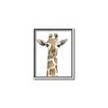 Picture of Giraffe Peekaboo _GroupedProduct_Rectangle_Portrait_Mini_ _GroupedProduct_Rectangle_Portrait_Canvas_Framed_