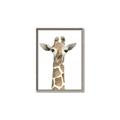 Picture of Giraffe Peekaboo _GroupedProduct_Rectangle_Portrait_Mini_ _GroupedProduct_Rectangle_Portrait_Canvas_Framed_