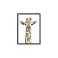 Picture of Giraffe Peekaboo _GroupedProduct_Rectangle_Portrait_Mini_ _GroupedProduct_Rectangle_Portrait_Canvas_Framed_