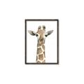 Picture of Giraffe Peekaboo _GroupedProduct_Rectangle_Portrait_Mini_ _GroupedProduct_Rectangle_Portrait_Canvas_Framed_