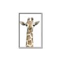 Picture of Giraffe Peekaboo _GroupedProduct_Rectangle_Portrait_Mini_ _GroupedProduct_Rectangle_Portrait_Canvas_Framed_