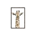 Picture of Giraffe Peekaboo _GroupedProduct_Rectangle_Portrait_Mini_ _GroupedProduct_Rectangle_Portrait_Canvas_Framed_