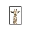 Picture of Giraffe Peekaboo _GroupedProduct_Rectangle_Portrait_Mini_ _GroupedProduct_Rectangle_Portrait_Canvas_Framed_