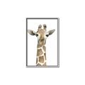 Picture of Giraffe Peekaboo _GroupedProduct_Rectangle_Portrait_Mini_ _GroupedProduct_Rectangle_Portrait_Canvas_Framed_