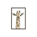 Picture of Giraffe Peekaboo _GroupedProduct_Rectangle_Portrait_Mini_ _GroupedProduct_Rectangle_Portrait_Canvas_Framed_