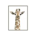 Picture of Giraffe Peekaboo _GroupedProduct_Rectangle_Portrait_Mini_ _GroupedProduct_Rectangle_Portrait_Canvas_Framed_