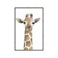 Picture of Giraffe Peekaboo _GroupedProduct_Rectangle_Portrait_Mini_ _GroupedProduct_Rectangle_Portrait_Canvas_Framed_