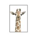 Picture of Giraffe Peekaboo _GroupedProduct_Rectangle_Portrait_Mini_ _GroupedProduct_Rectangle_Portrait_Canvas_Framed_