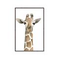 Picture of Giraffe Peekaboo _GroupedProduct_Rectangle_Portrait_Mini_ _GroupedProduct_Rectangle_Portrait_Canvas_Framed_