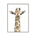 Picture of Giraffe Peekaboo _GroupedProduct_Rectangle_Portrait_Mini_ _GroupedProduct_Rectangle_Portrait_Canvas_Framed_