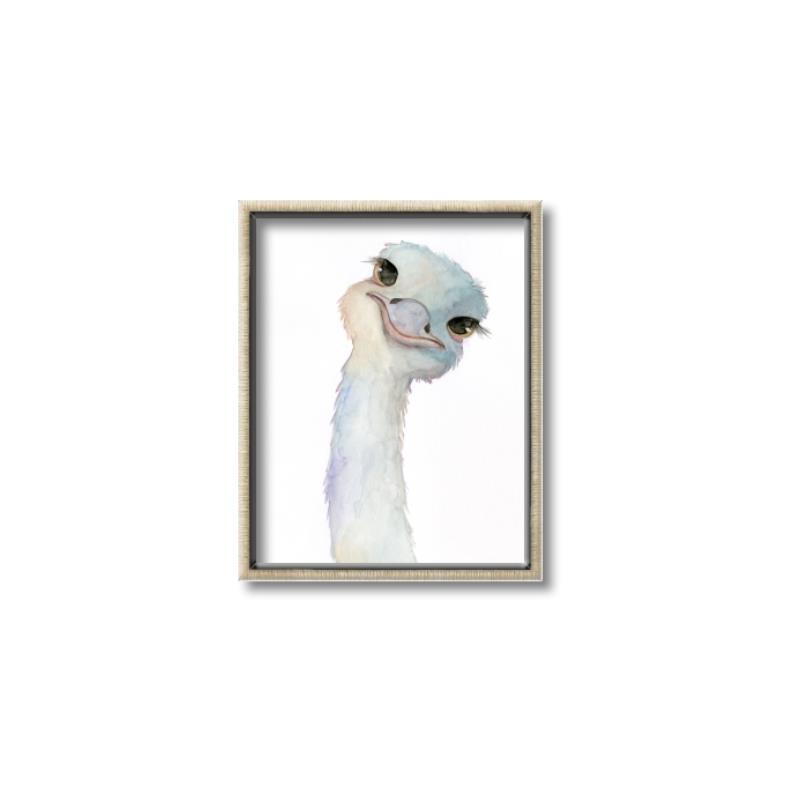 Picture of Ostrich Peekaboo _GroupedProduct_Rectangle_Portrait_Mini_ _GroupedProduct_Rectangle_Portrait_Canvas_Framed_