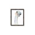 Picture of Ostrich Peekaboo _GroupedProduct_Rectangle_Portrait_Mini_ _GroupedProduct_Rectangle_Portrait_Canvas_Framed_