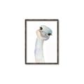 Picture of Ostrich Peekaboo _GroupedProduct_Rectangle_Portrait_Mini_ _GroupedProduct_Rectangle_Portrait_Canvas_Framed_