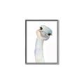 Picture of Ostrich Peekaboo _GroupedProduct_Rectangle_Portrait_Mini_ _GroupedProduct_Rectangle_Portrait_Canvas_Framed_