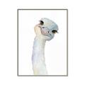 Picture of Ostrich Peekaboo _GroupedProduct_Rectangle_Portrait_Mini_ _GroupedProduct_Rectangle_Portrait_Canvas_Framed_