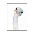 Picture of Ostrich Peekaboo _GroupedProduct_Rectangle_Portrait_Mini_ _GroupedProduct_Rectangle_Portrait_Canvas_Framed_