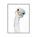 Picture of Ostrich Peekaboo _GroupedProduct_Rectangle_Portrait_Mini_ _GroupedProduct_Rectangle_Portrait_Canvas_Framed_