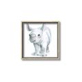 Picture of Tiny Rhino _GroupedProduct_Square_Mini_ _GroupedProduct_Square_Canvas_Framed_