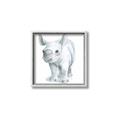 Picture of Tiny Rhino _GroupedProduct_Square_Mini_ _GroupedProduct_Square_Canvas_Framed_