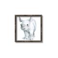 Picture of Tiny Rhino _GroupedProduct_Square_Mini_ _GroupedProduct_Square_Canvas_Framed_