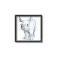 Picture of Tiny Rhino _GroupedProduct_Square_Mini_ _GroupedProduct_Square_Canvas_Framed_