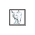 Picture of Tiny Rhino _GroupedProduct_Square_Mini_ _GroupedProduct_Square_Canvas_Framed_