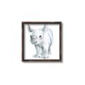 Picture of Tiny Rhino _GroupedProduct_Square_Mini_ _GroupedProduct_Square_Canvas_Framed_