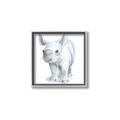 Picture of Tiny Rhino _GroupedProduct_Square_Mini_ _GroupedProduct_Square_Canvas_Framed_