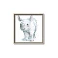 Picture of Tiny Rhino _GroupedProduct_Square_Mini_ _GroupedProduct_Square_Canvas_Framed_