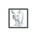 Picture of Tiny Rhino _GroupedProduct_Square_Mini_ _GroupedProduct_Square_Canvas_Framed_