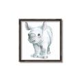 Picture of Tiny Rhino _GroupedProduct_Square_Mini_ _GroupedProduct_Square_Canvas_Framed_