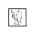 Picture of Tiny Rhino _GroupedProduct_Square_Mini_ _GroupedProduct_Square_Canvas_Framed_