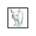Picture of Tiny Rhino _GroupedProduct_Square_Mini_ _GroupedProduct_Square_Canvas_Framed_