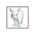 Picture of Tiny Rhino _GroupedProduct_Square_Mini_ _GroupedProduct_Square_Canvas_Framed_