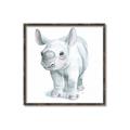 Picture of Tiny Rhino _GroupedProduct_Square_Mini_ _GroupedProduct_Square_Canvas_Framed_