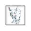 Picture of Tiny Rhino _GroupedProduct_Square_Mini_ _GroupedProduct_Square_Canvas_Framed_